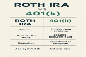 Read more about the article Roth IRA vs. 401(k): Which Retirement Plan Is Right for You?