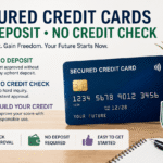 Secured Credit Cards With No Deposit No Credit Check