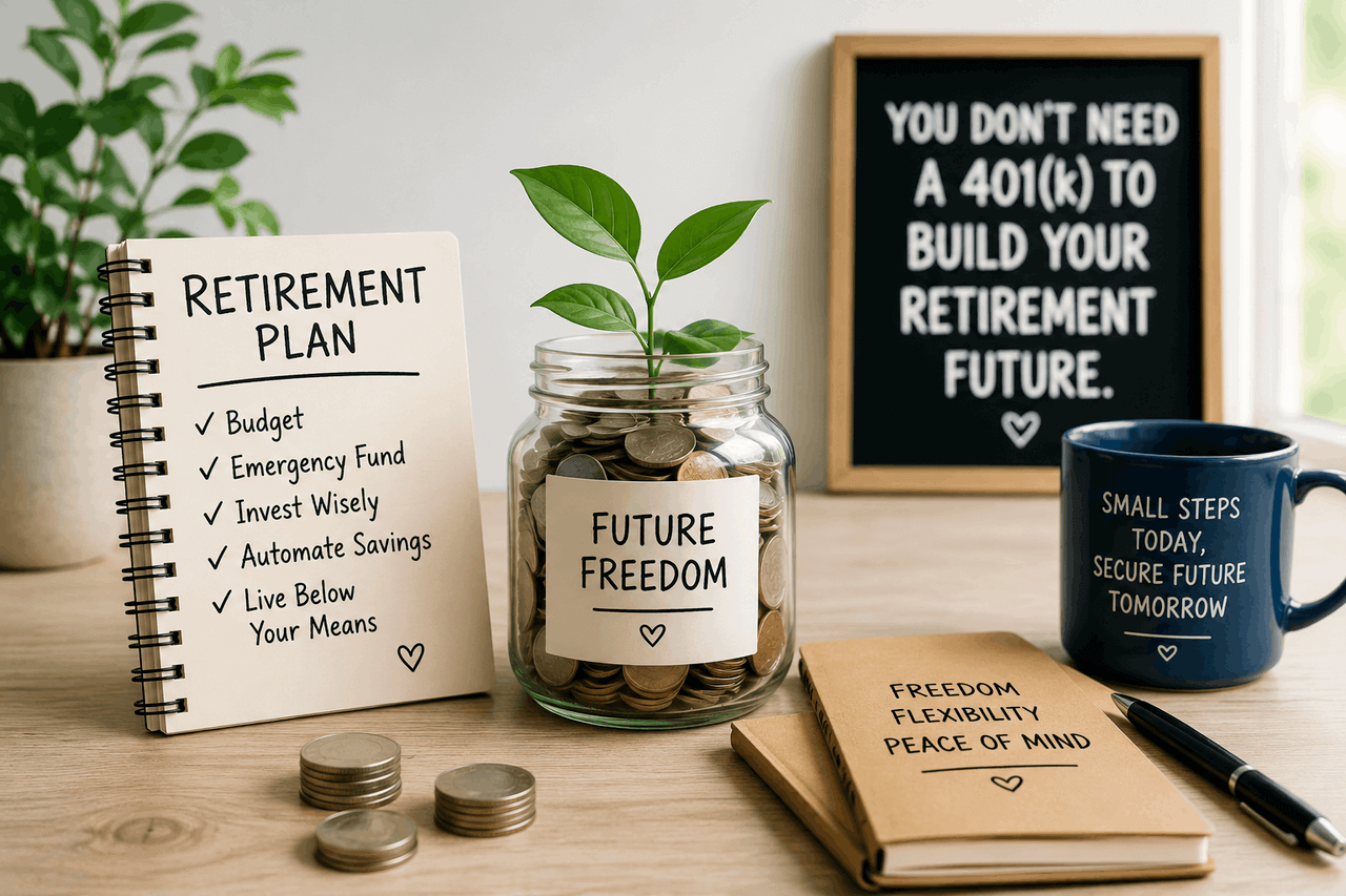 How to Save Money for Retirement Without a 401k