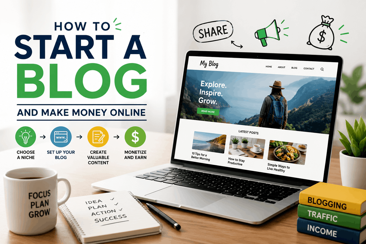 How to Start a Blog and Make Money Online