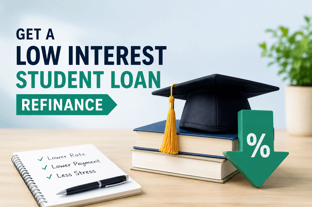 Get a Low Interest Student Loan Refinance