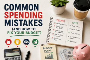 Common Spending Mistakes (and how to fix your budget)