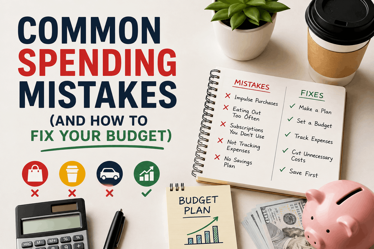 Common Spending Mistakes (and how to fix your budget)