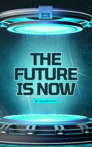 Blue White Modern Technology Book Cover